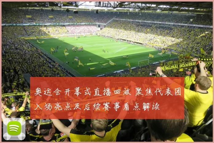 奥运会开幕式直播回放 聚焦代表团入场亮点及后续赛事看点解读